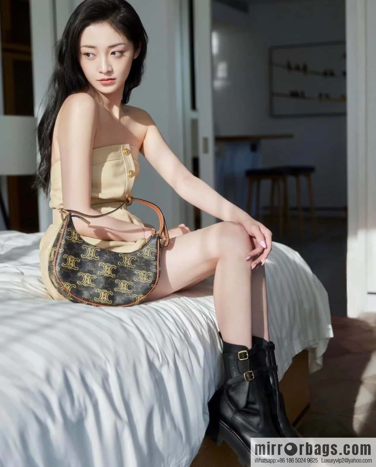 CELINE platform locomotive boots