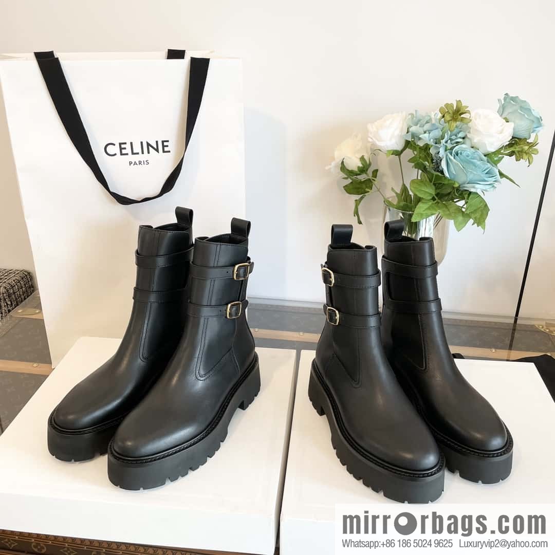 CELINE platform locomotive boots