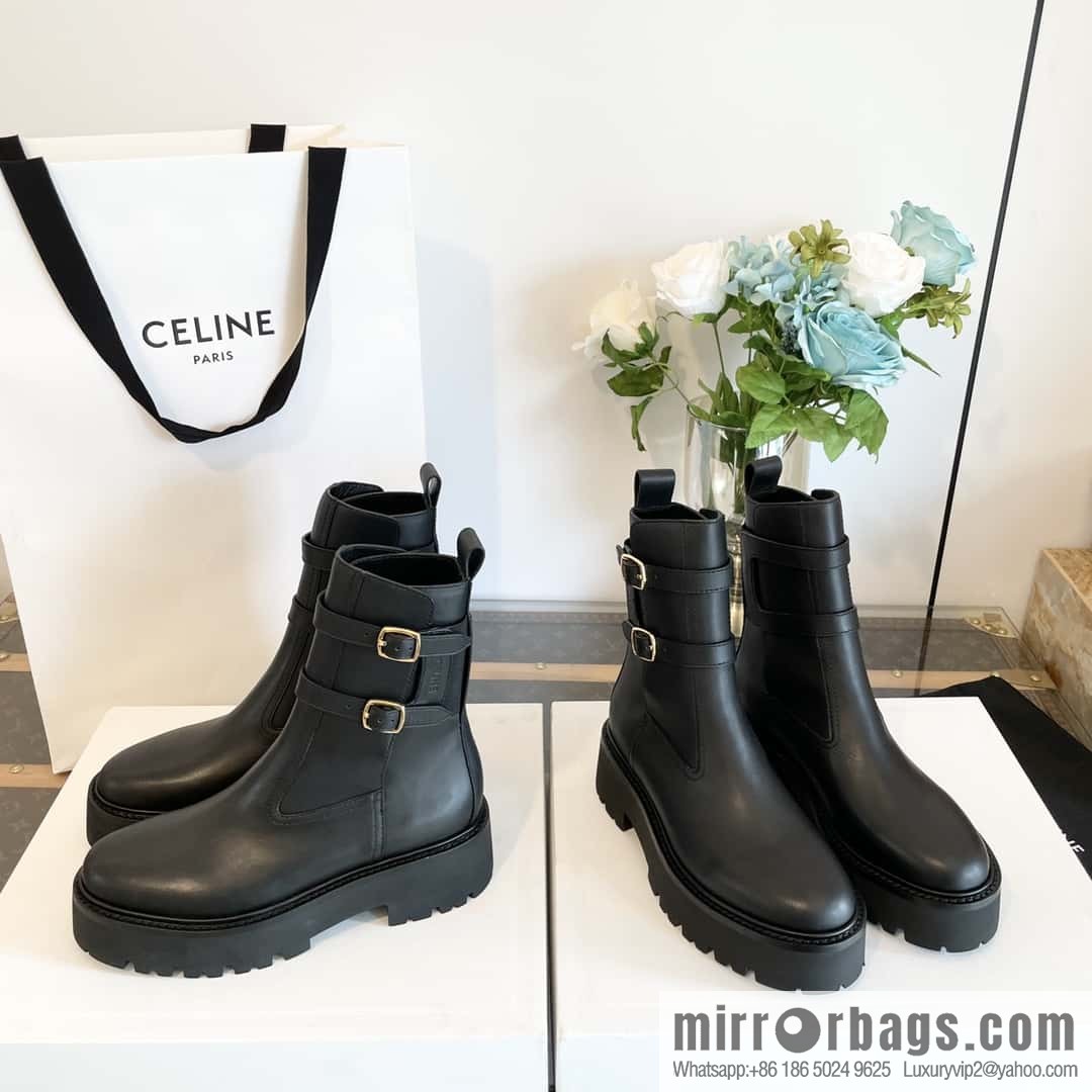 CELINE platform locomotive boots