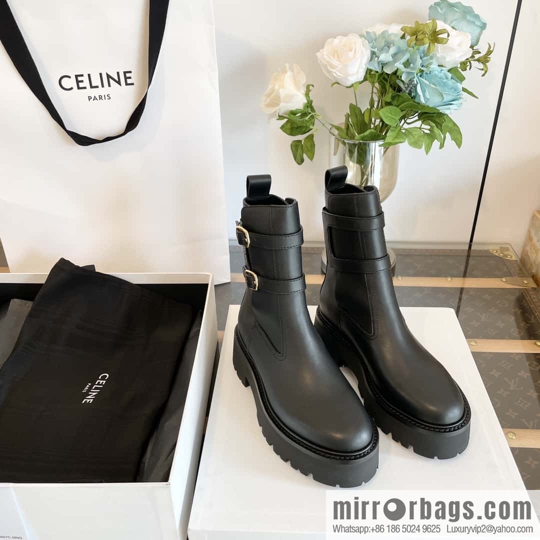 CELINE platform locomotive boots