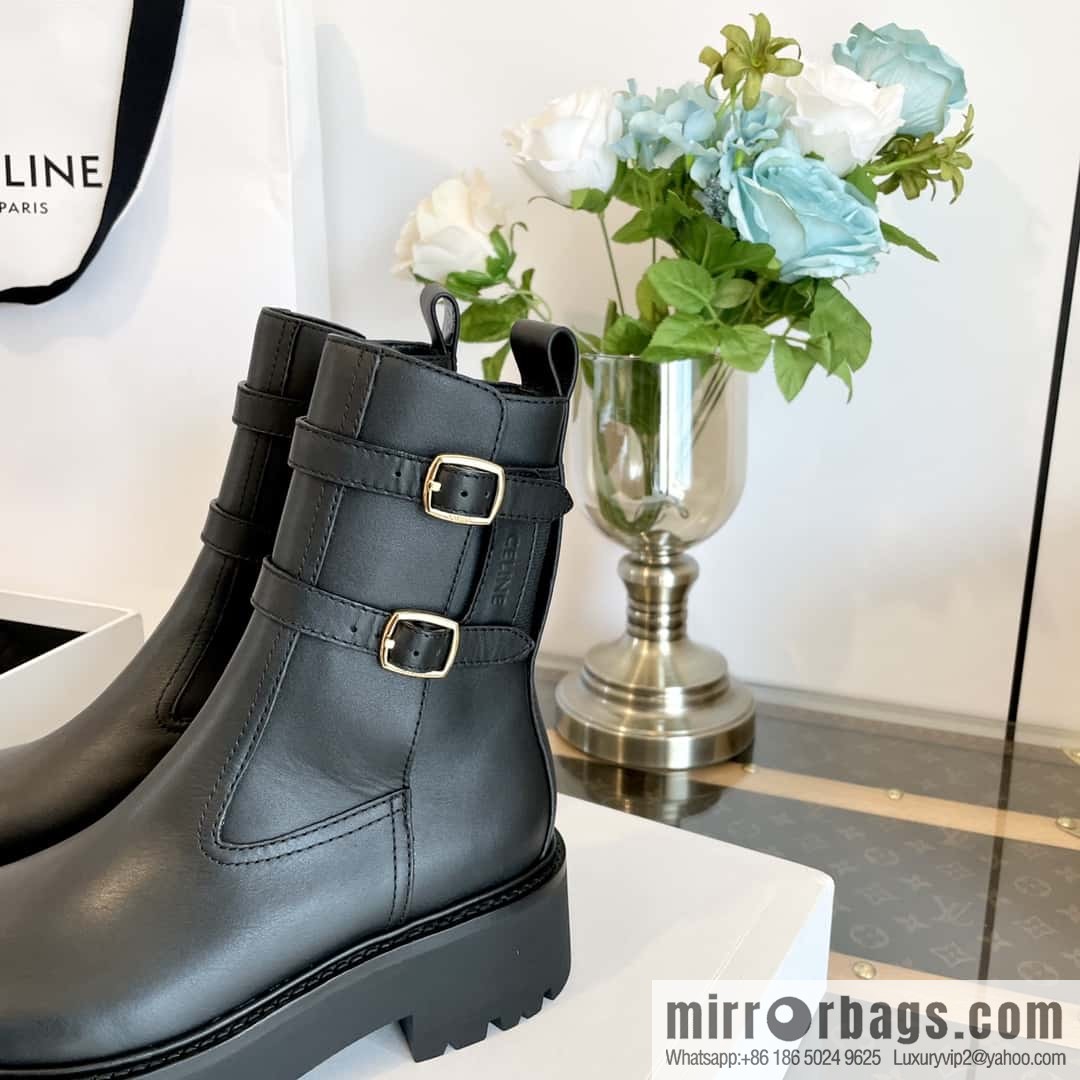 CELINE platform locomotive boots