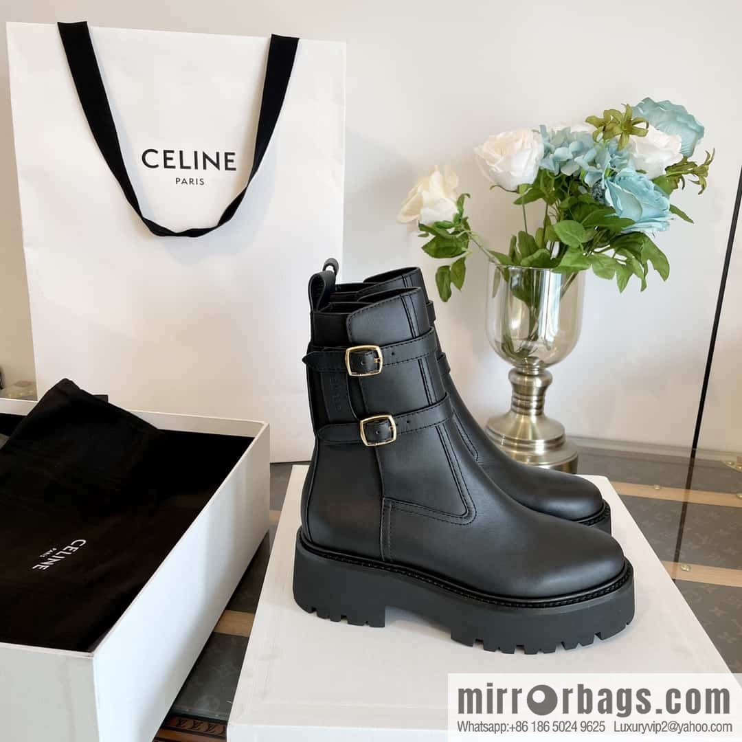 CELINE platform locomotive boots