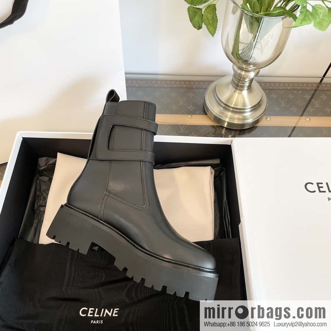 CELINE platform locomotive boots