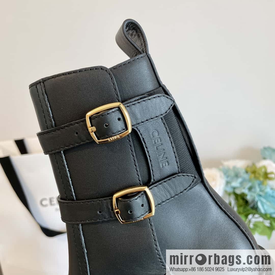 CELINE platform locomotive boots
