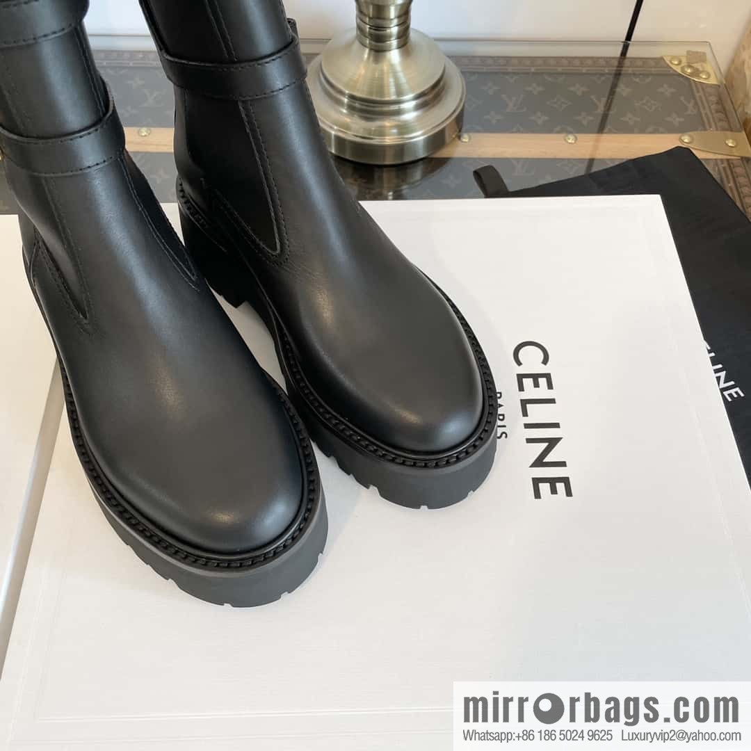 CELINE platform locomotive boots