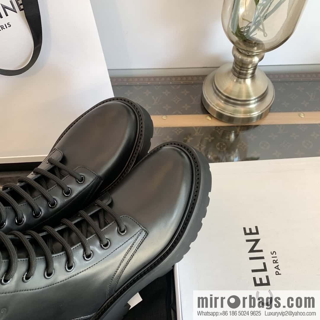 CELINE Platform Martin Boots