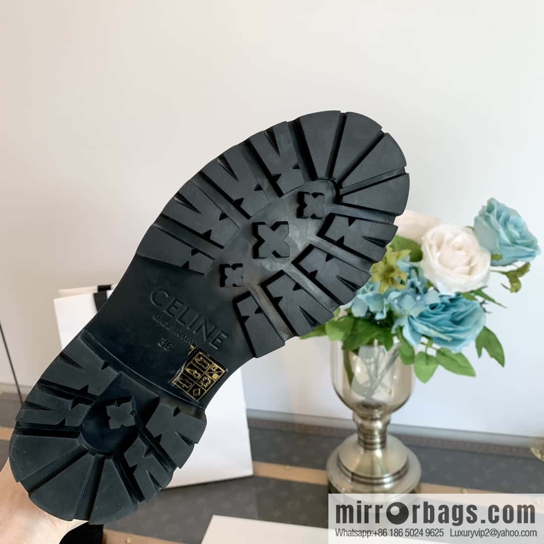 CELINE Platform Martin Boots