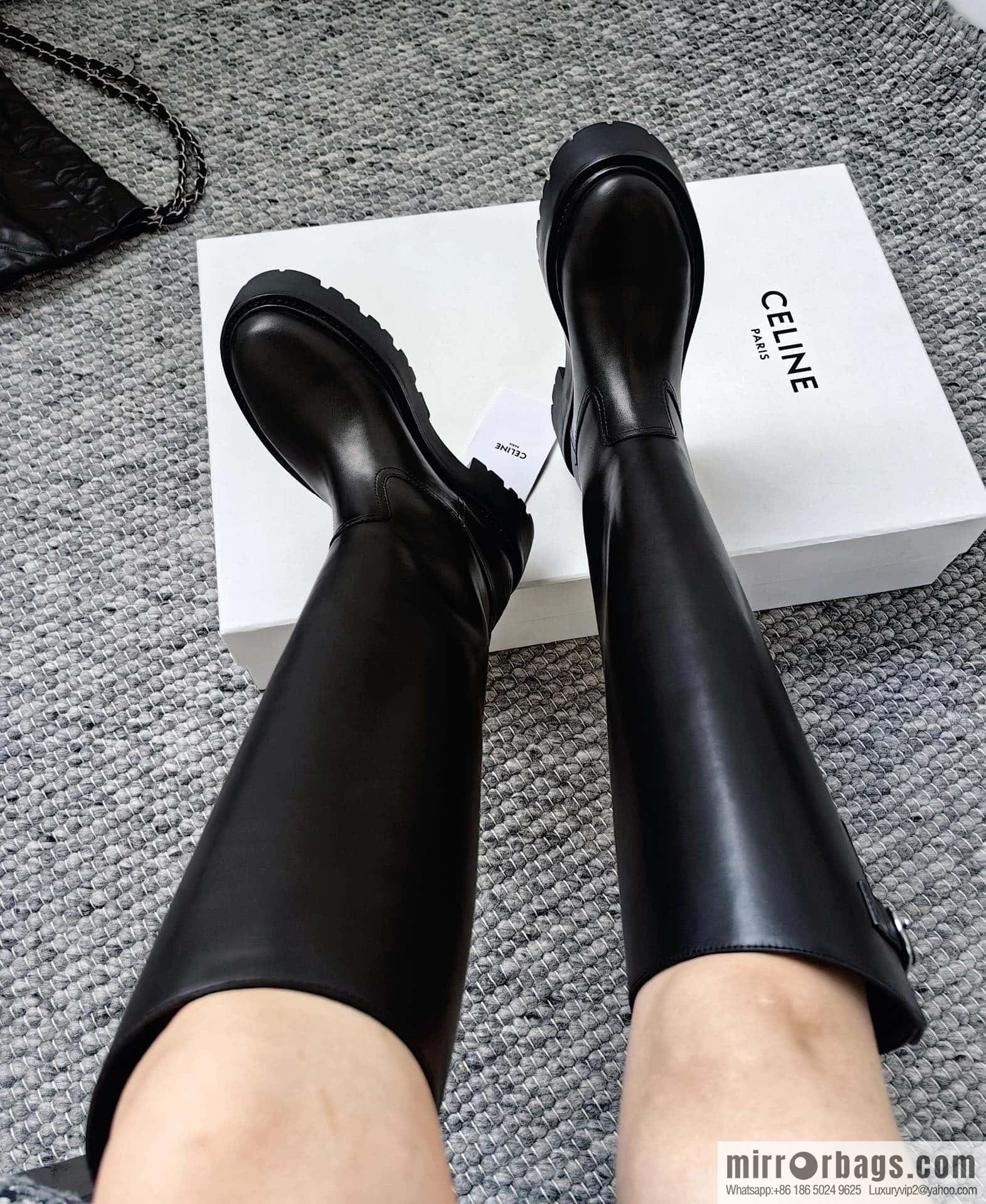 CELINE Autumn/Winter Platform Long Knight Boots