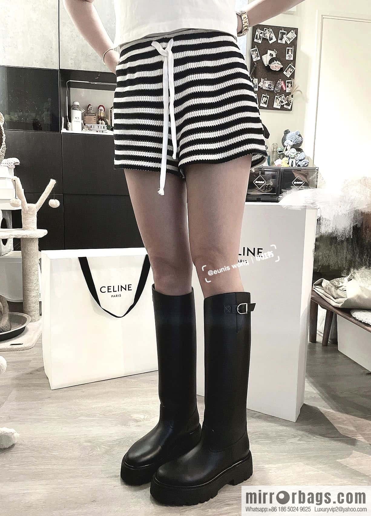 CELINE Autumn/Winter Platform Long Knight Boots