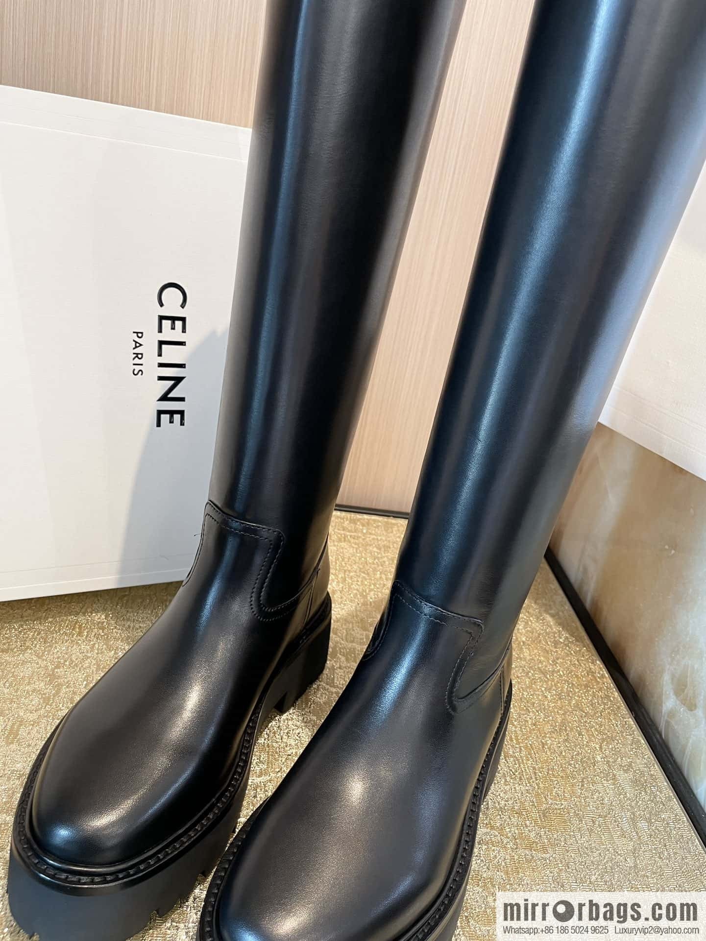 CELINE Autumn/Winter Platform Long Knight Boots