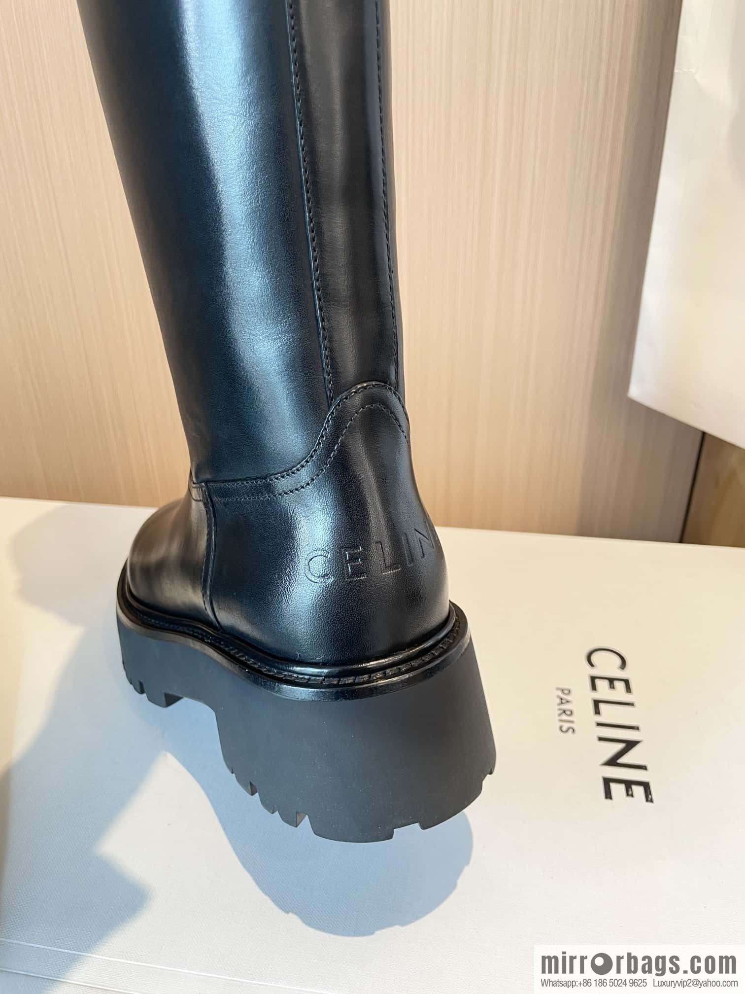 CELINE Autumn/Winter Platform Long Knight Boots