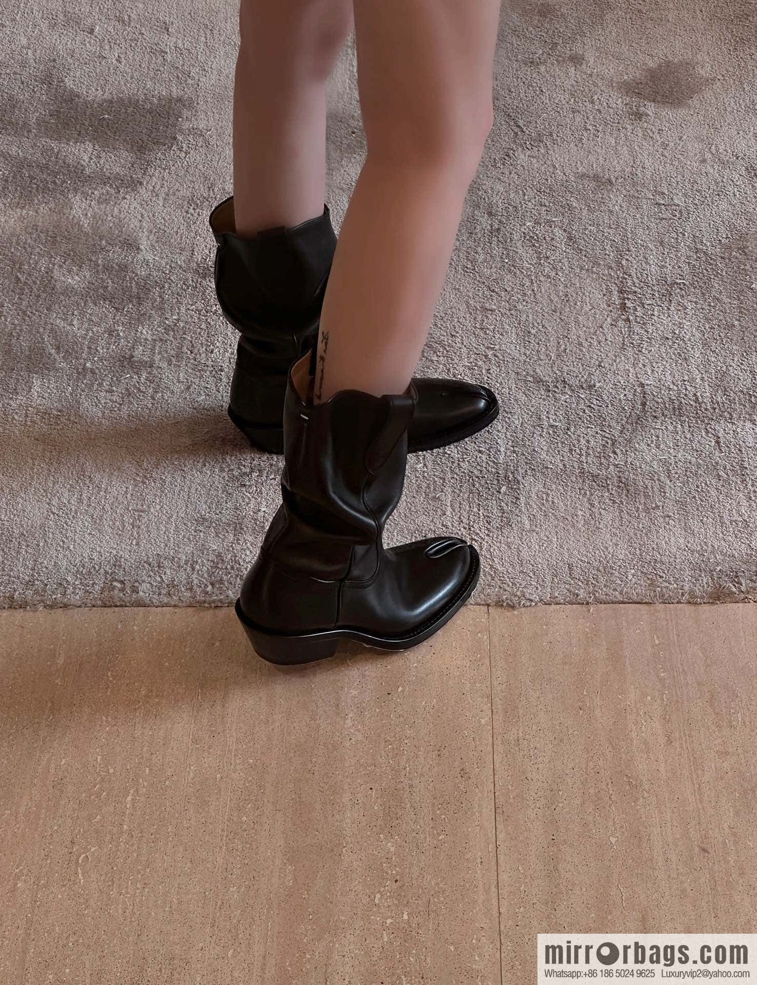 Maison Margiela Split-toed Western Cowboy Boots