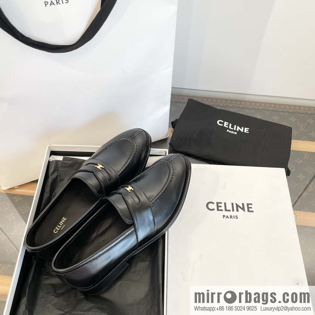 CELINE Small Arc de Triomphe Loafers