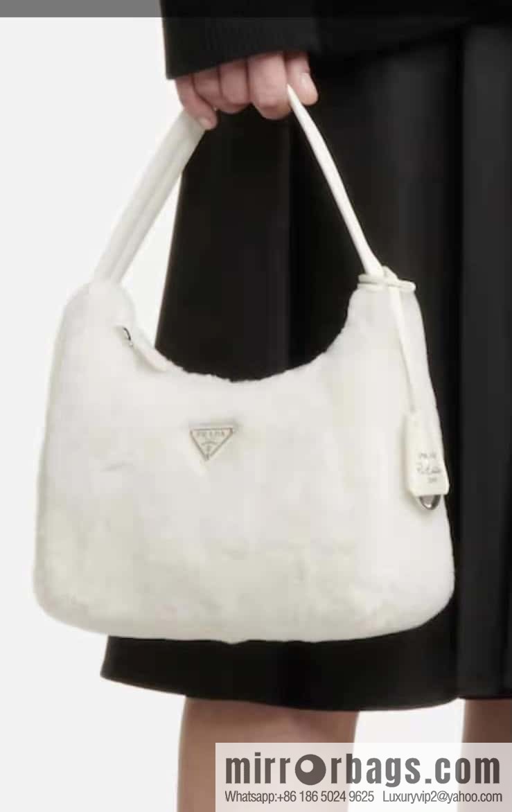 PRADA plush Hobo tote bag NE515 three colors
