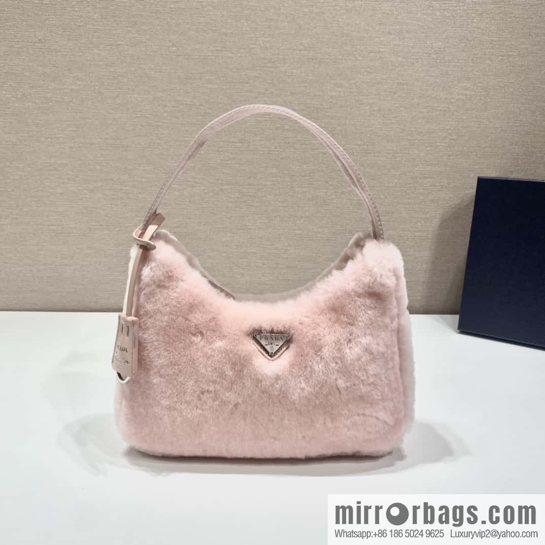 PRADA plush Hobo tote bag NE515 three colors