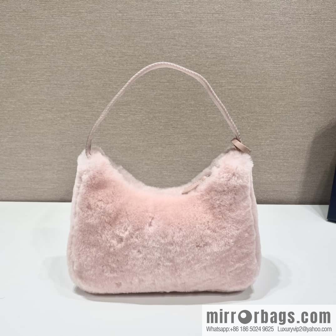 PRADA plush Hobo tote bag NE515 three colors
