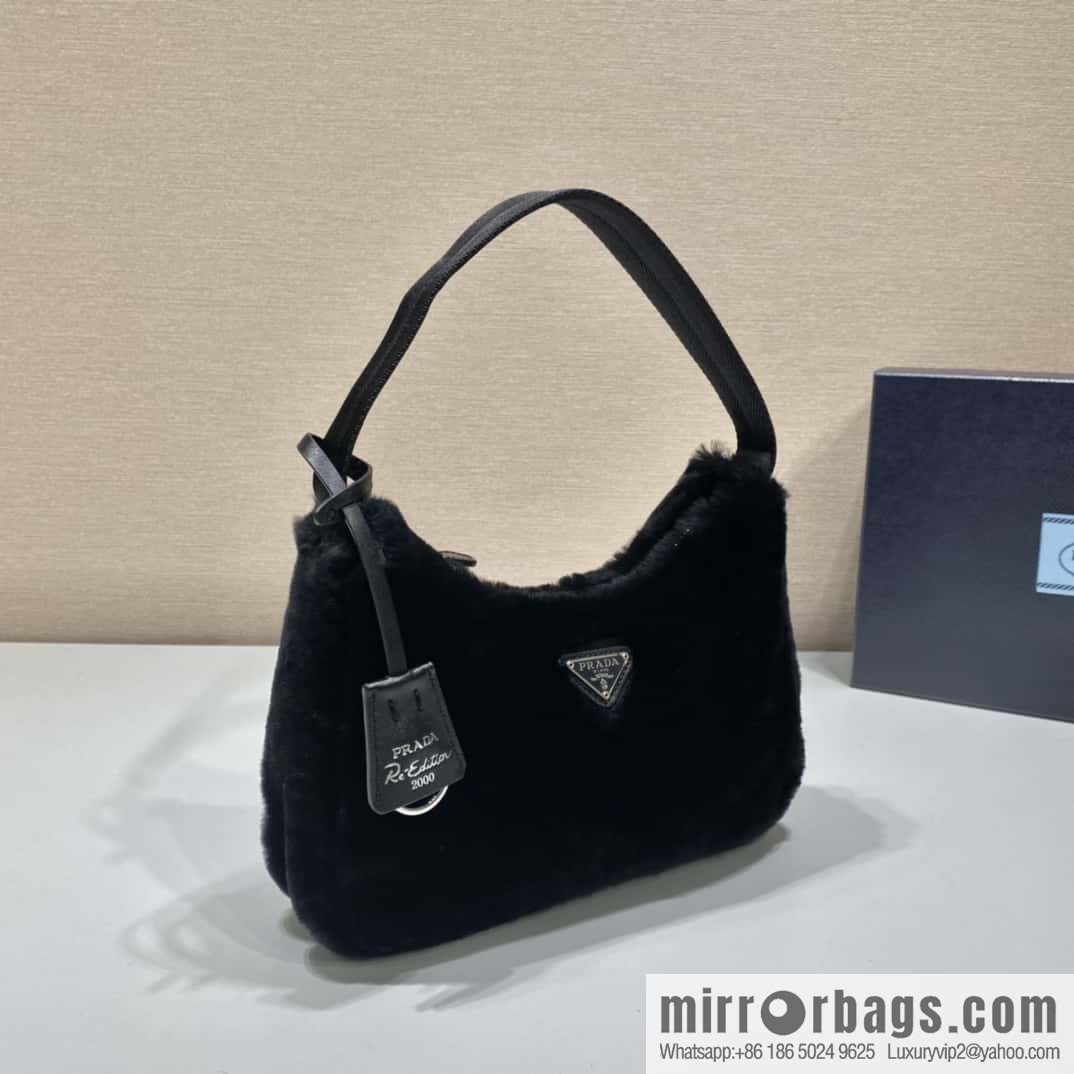 PRADA plush Hobo tote bag NE515 three colors