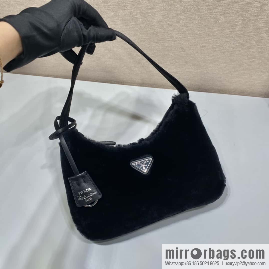 PRADA plush Hobo tote bag NE515 three colors