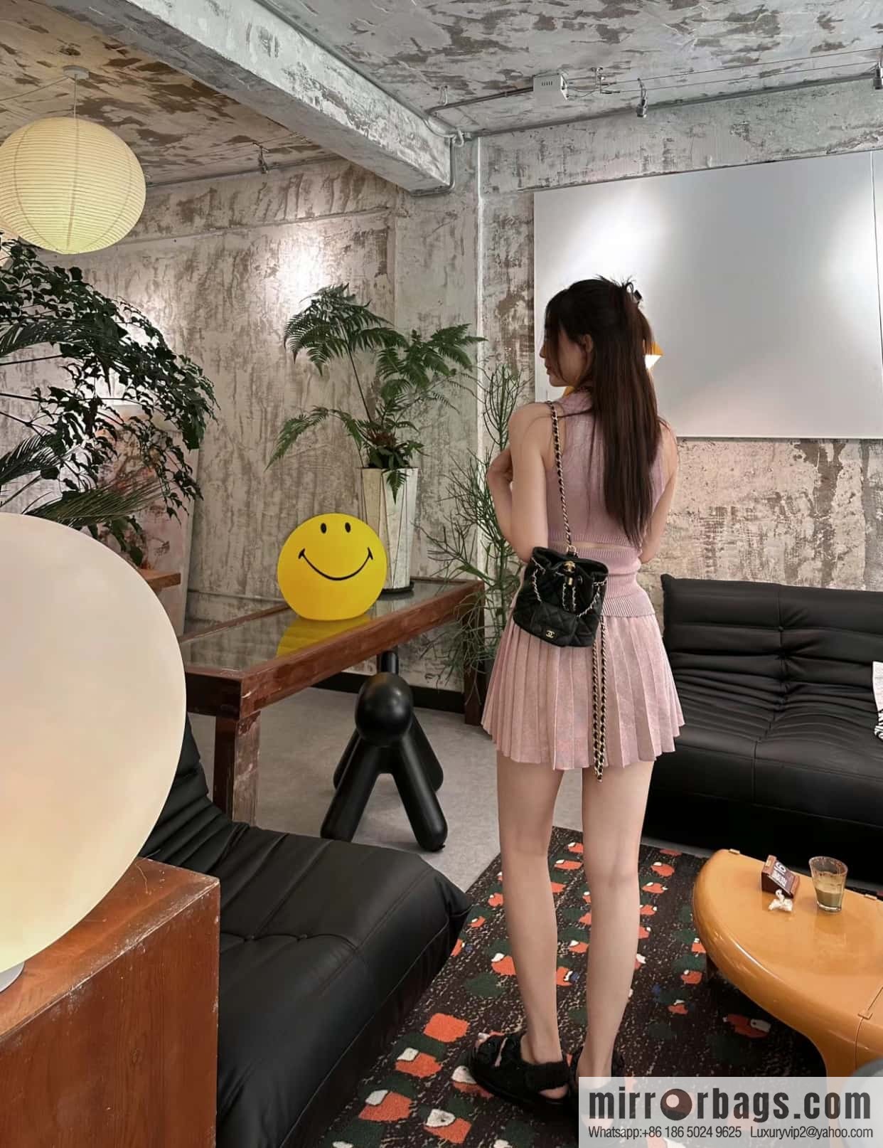 CHANEL Handicraft workshop child and mother backpack AS3947