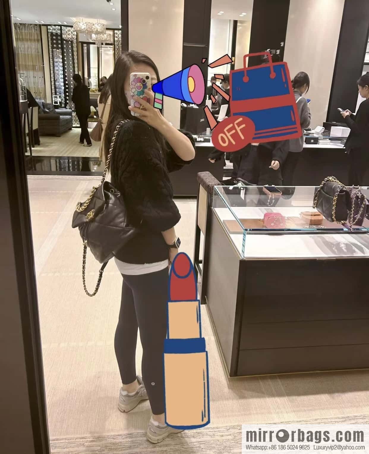 CHANEL 24C early spring vacation series 19 double backpack AS4223