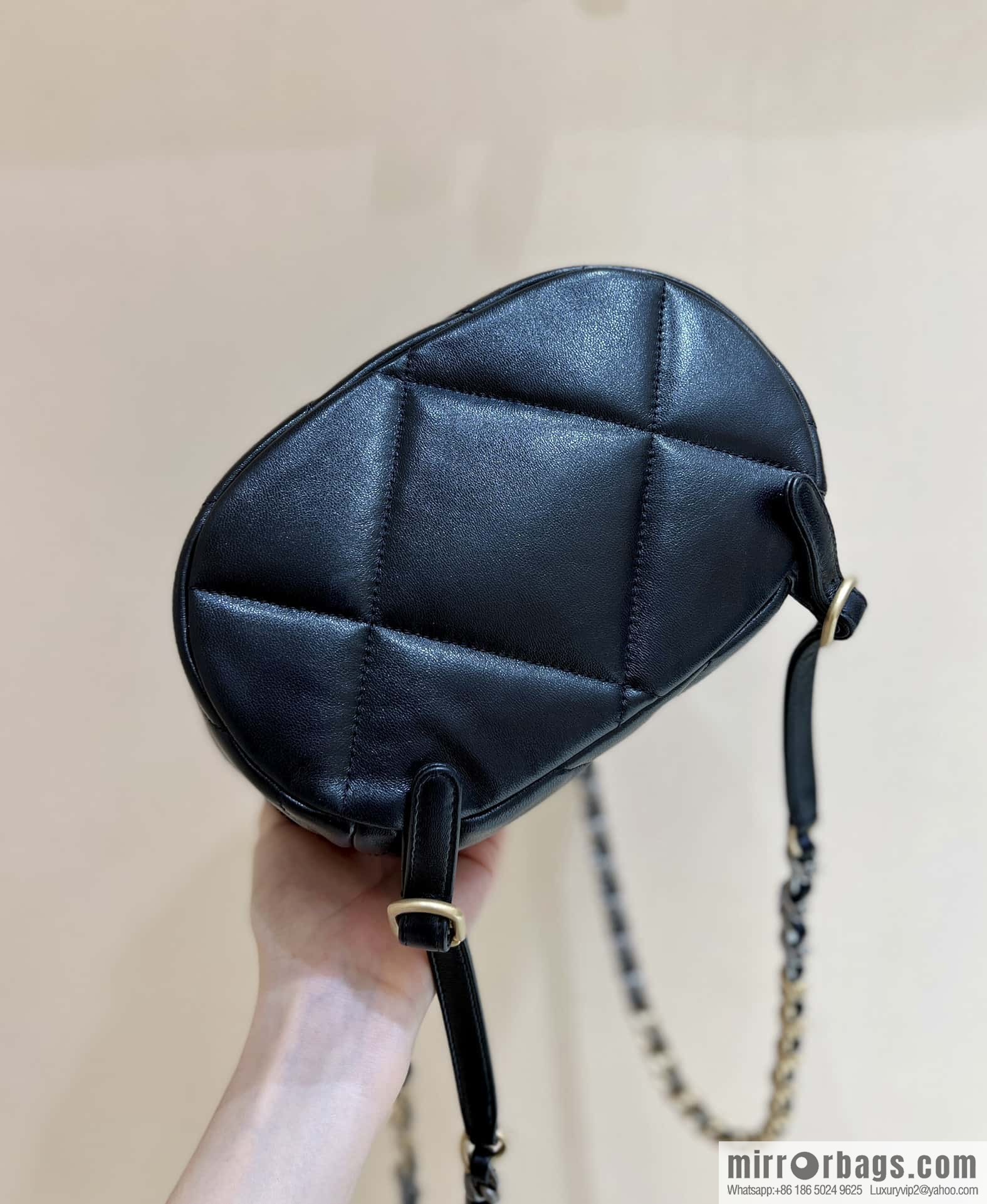 CHANEL 24C early spring vacation series 19 double backpack AS4223