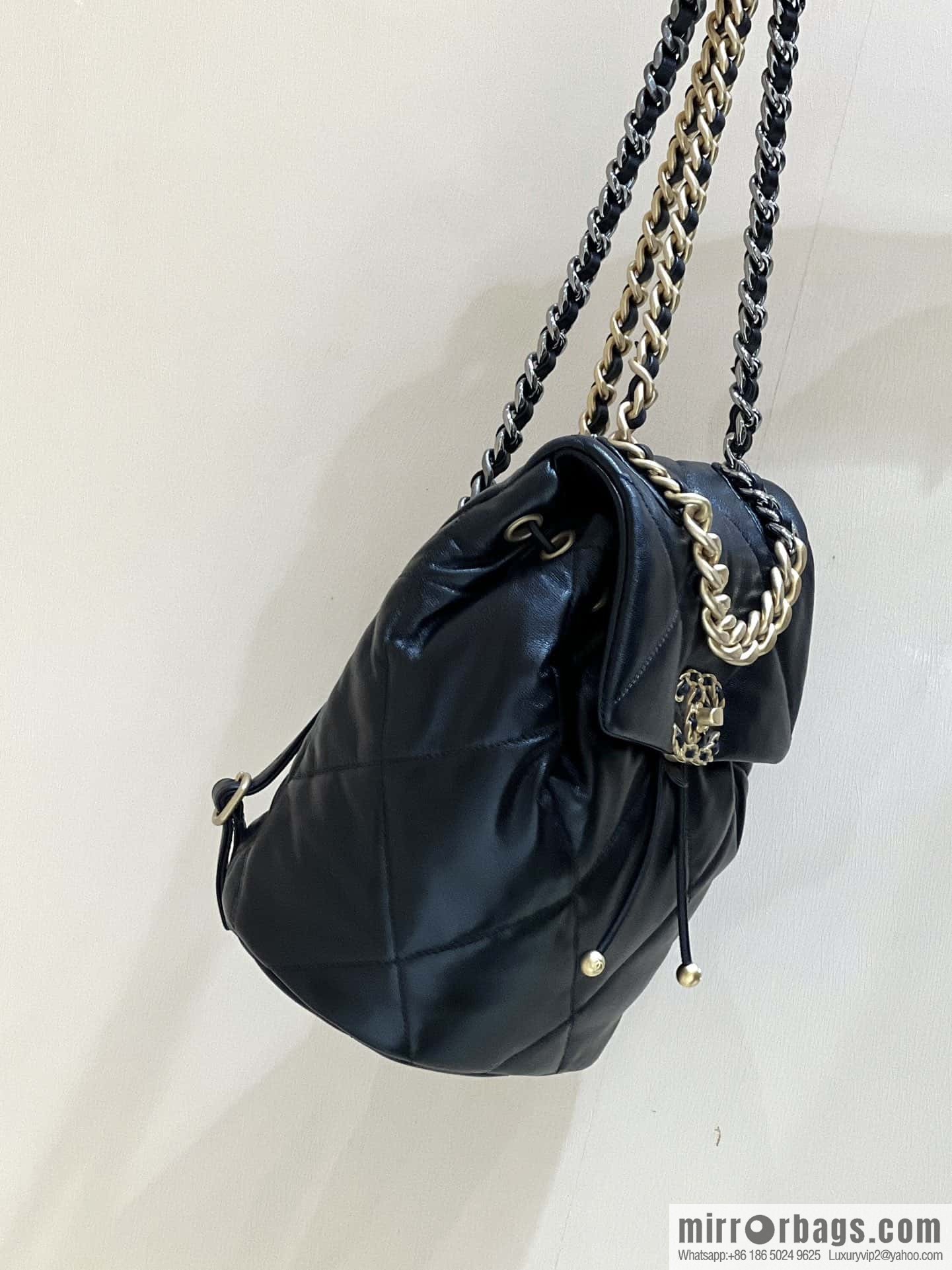 CHANEL 24C early spring vacation series 19 double backpack AS4223