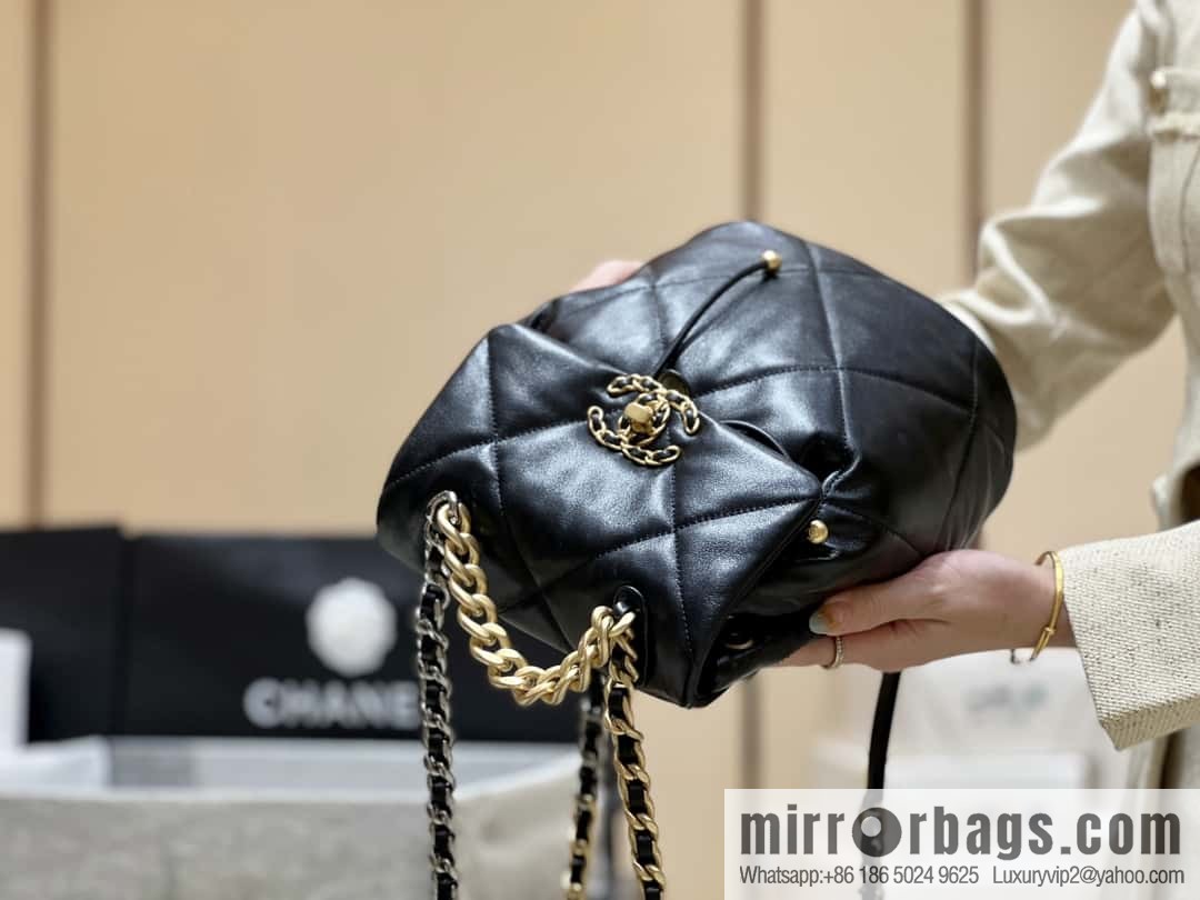 CHANEL 24C early spring vacation series 19 double backpack AS4223