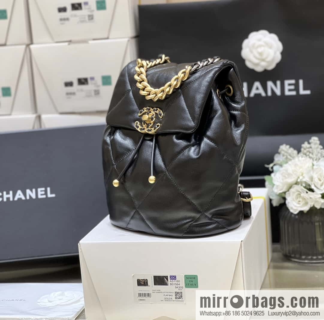 CHANEL 24C early spring vacation series 19 double backpack AS4223