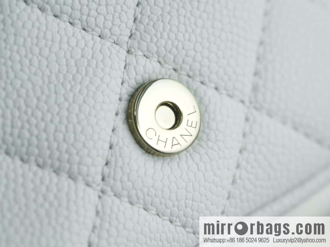 CHANEL 23K new, tank Dumas small shoulder backpack AS4399 white