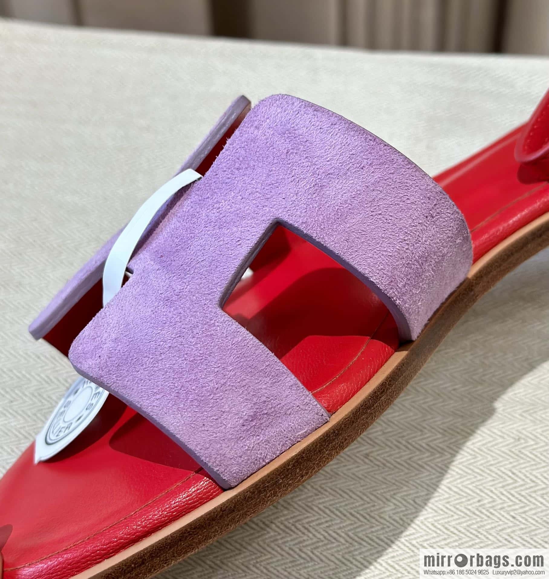 Hermès imported Italian cowhide, new small sandals