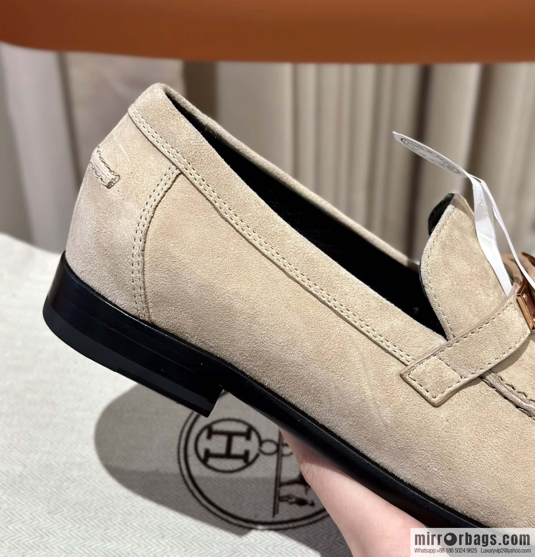 Hermès kelly buckle loafers