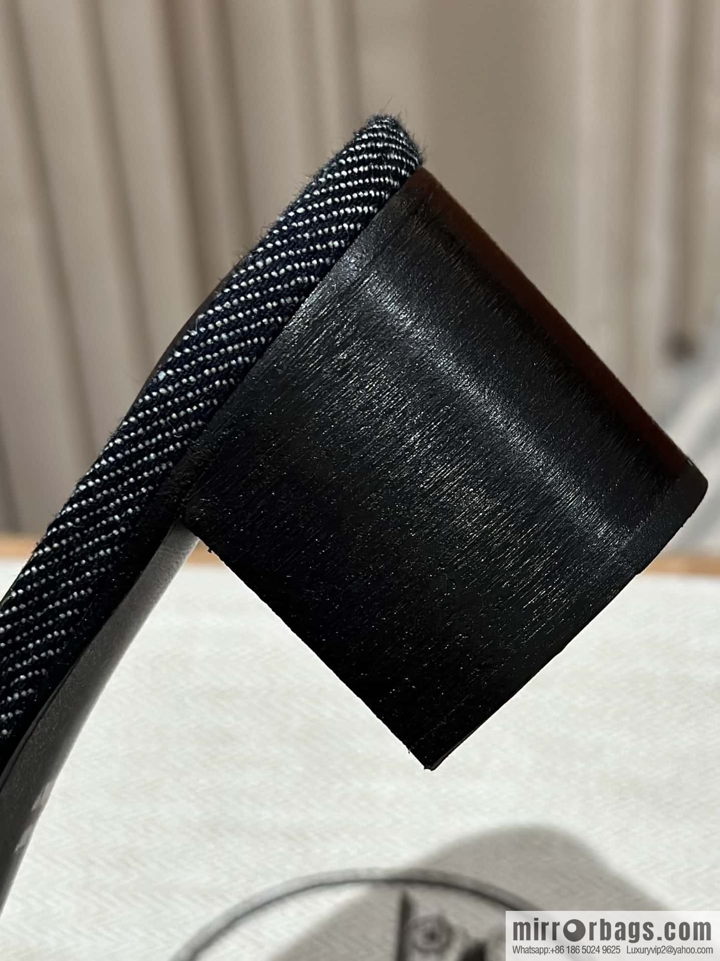 Hermès' latest denim high heels