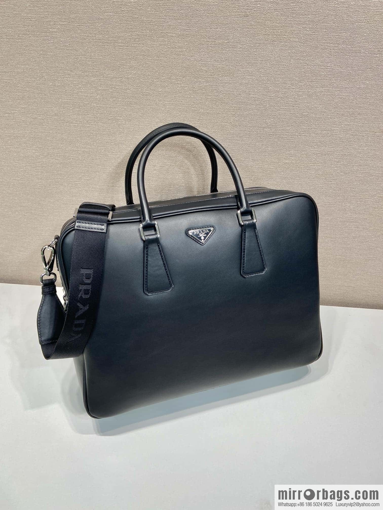 PRADA double briefcase ๐ 2VE025