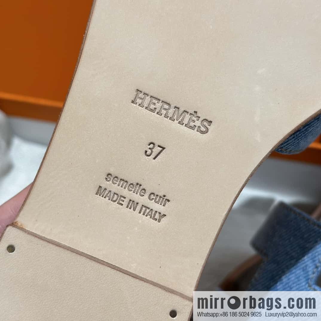 Hermes, classic slippers.