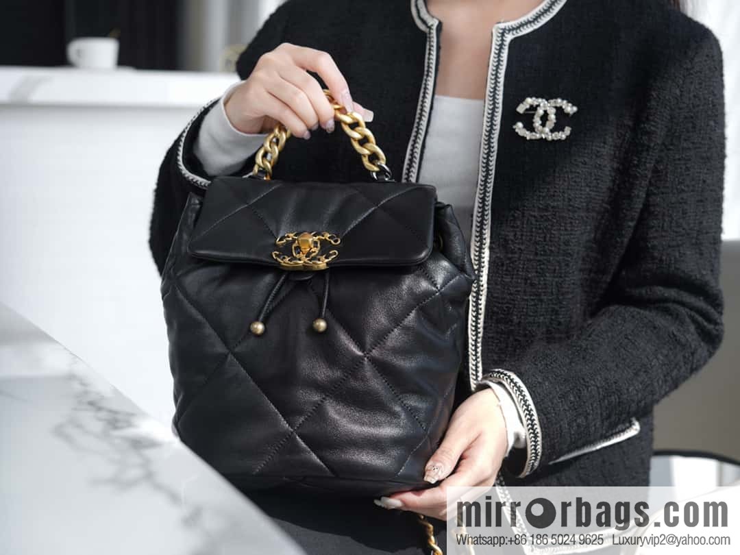 CHANEL 24C 19bag double backpack AS4223