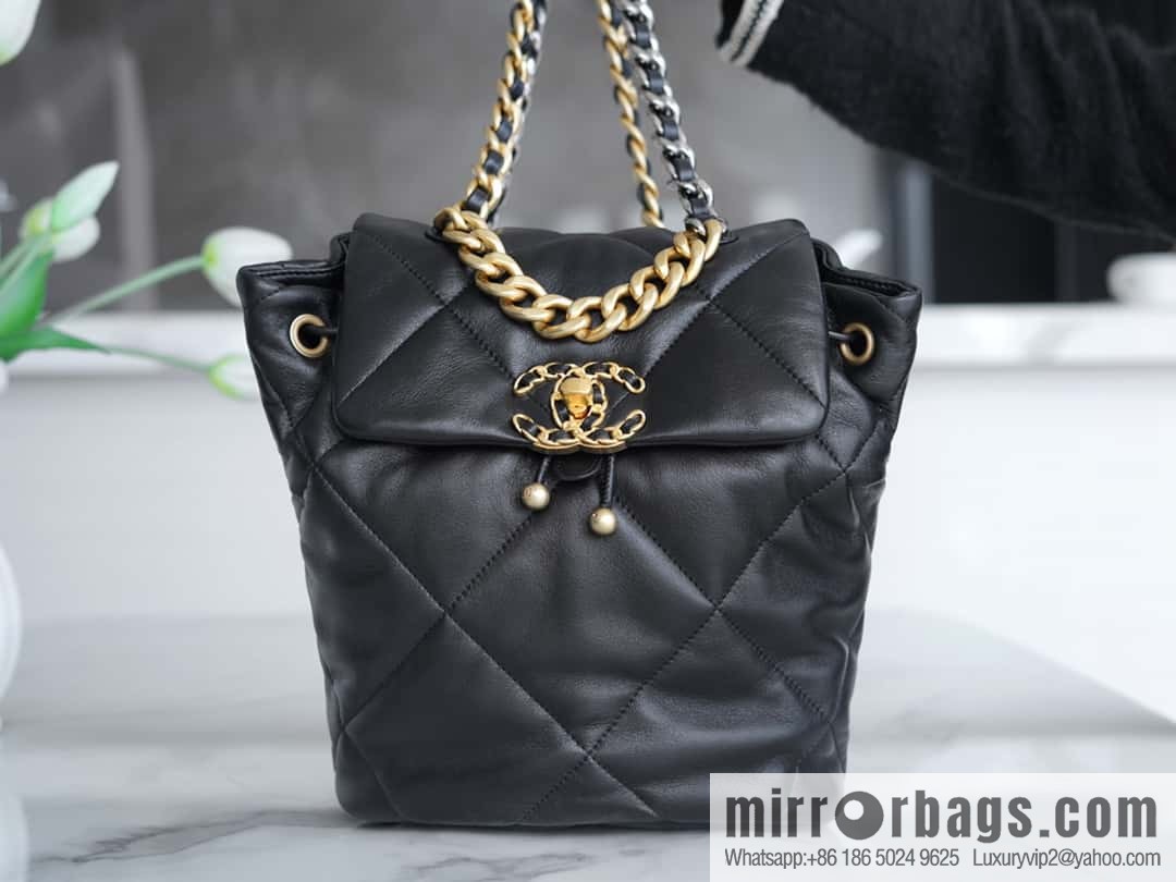 CHANEL 24C 19bag double backpack AS4223