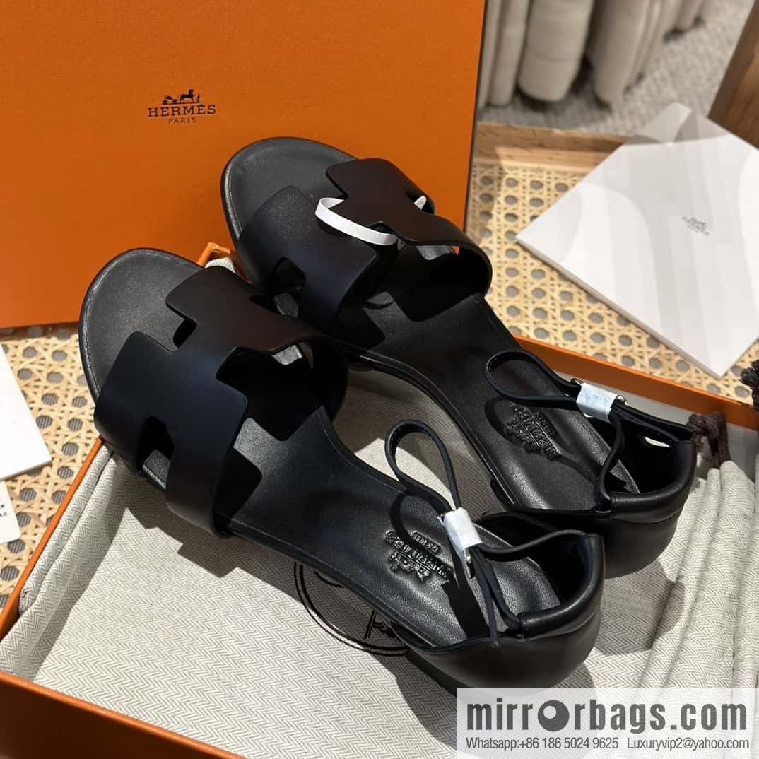 Hermès H high-heeled sandals