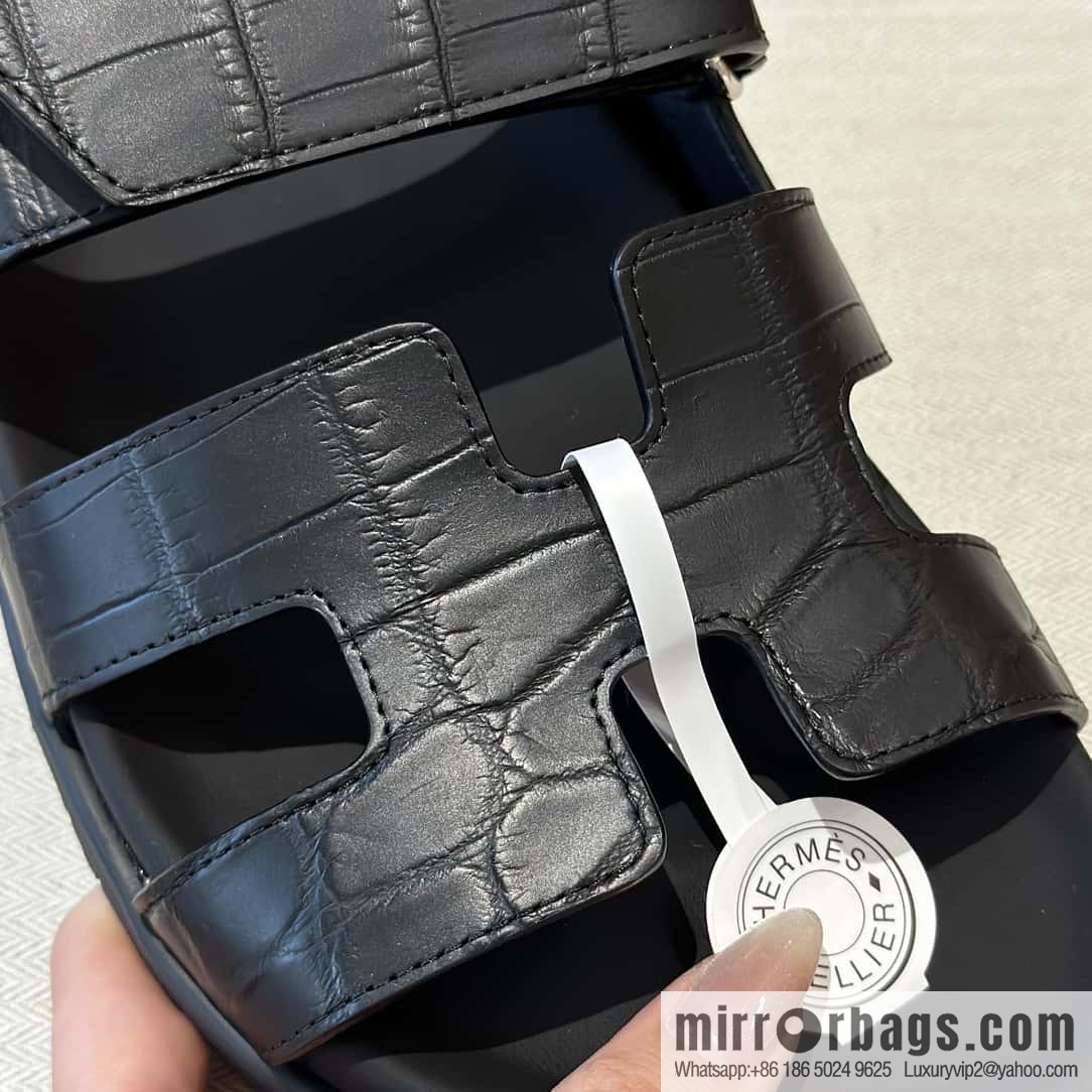 Hermès crocodile shoes