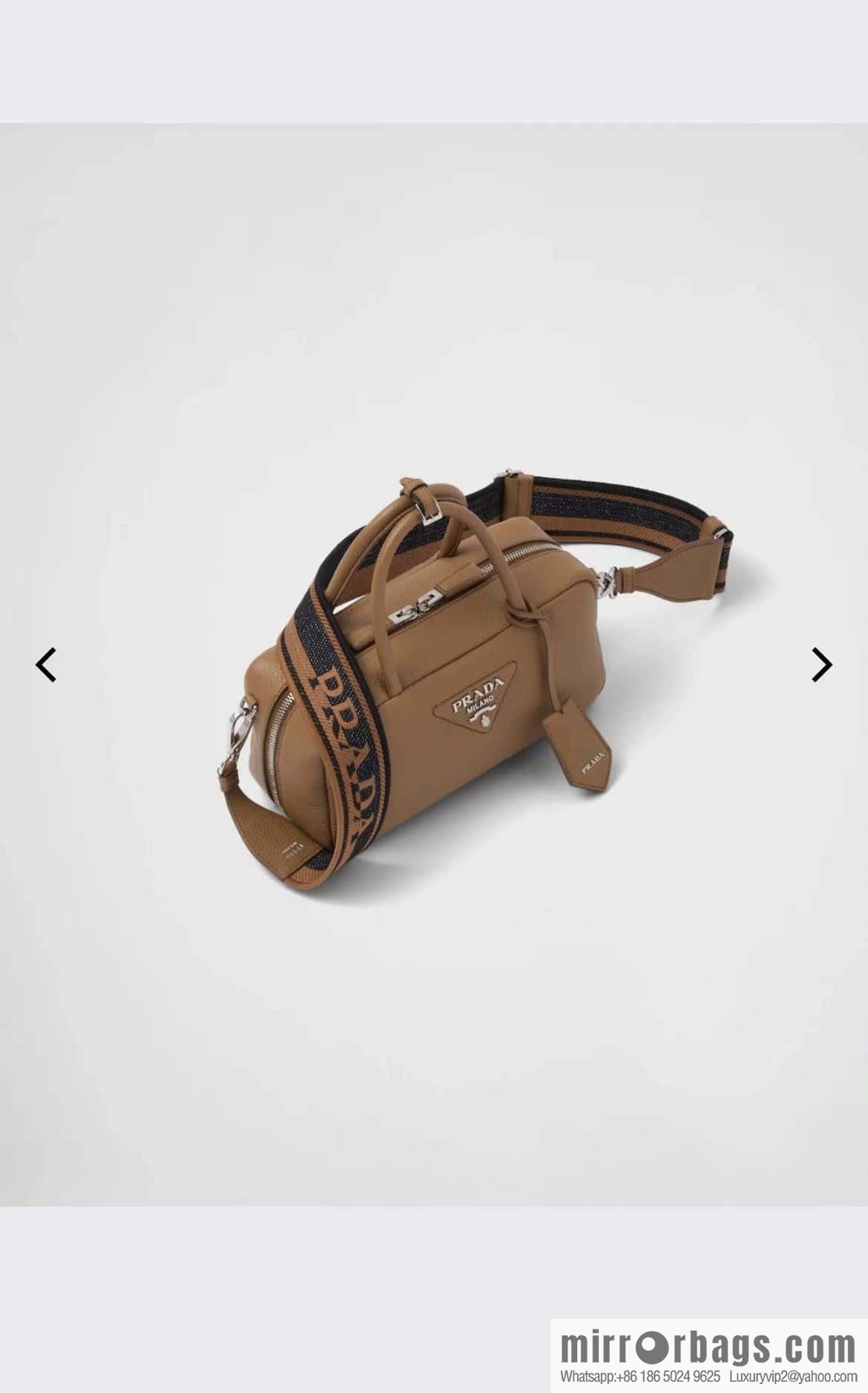 PRADA Prada imported suede leather new tote bag 1BB102