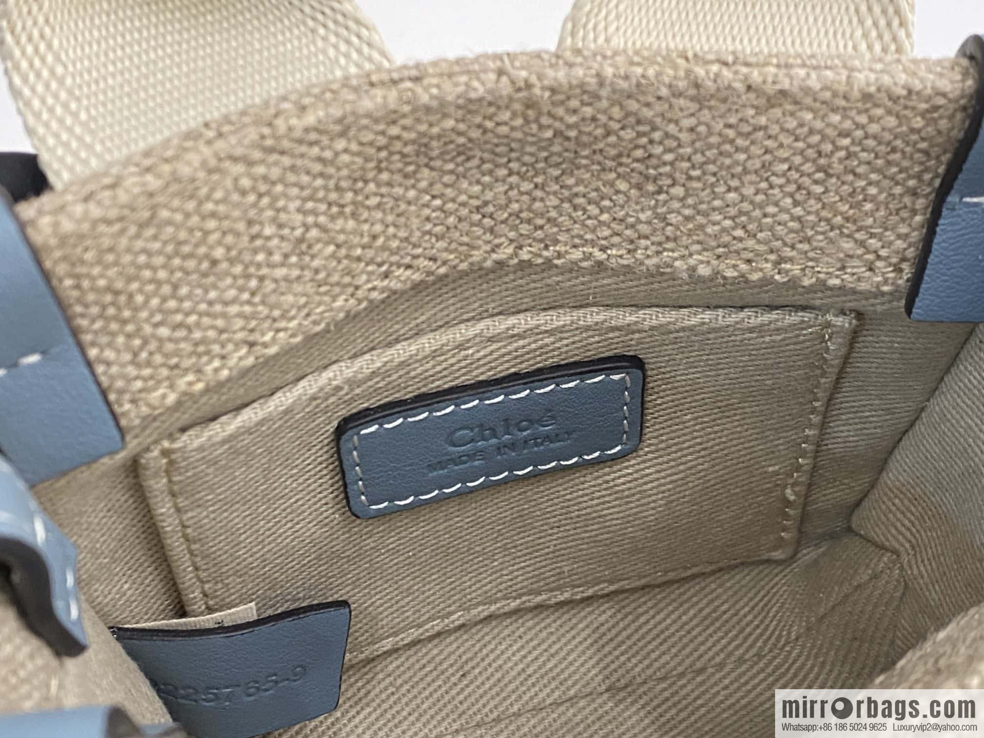 Chloe Nano-Super mini bag 14CM haze blue