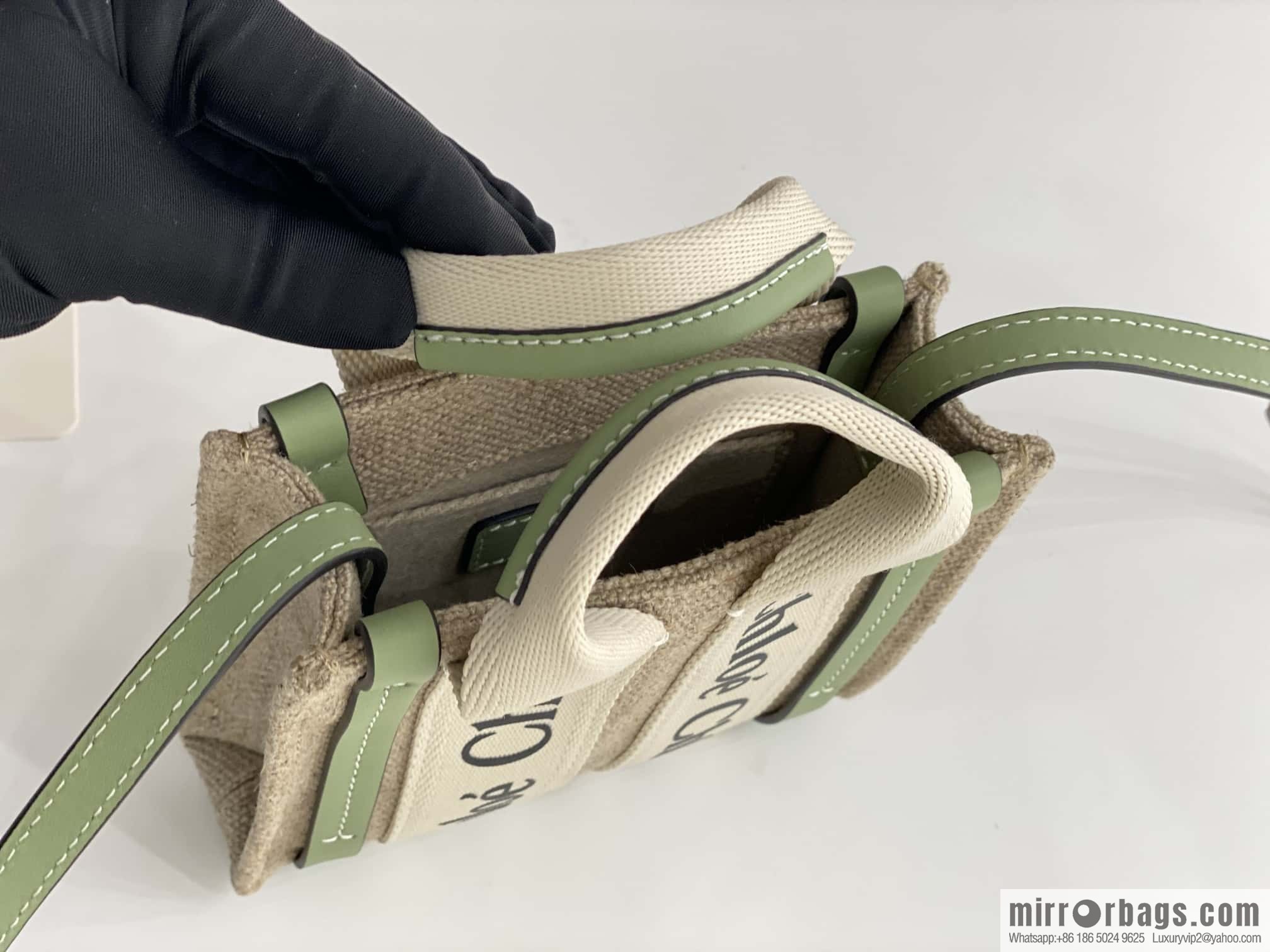 Chloe Nano - Super mini bag 14CM avocado green