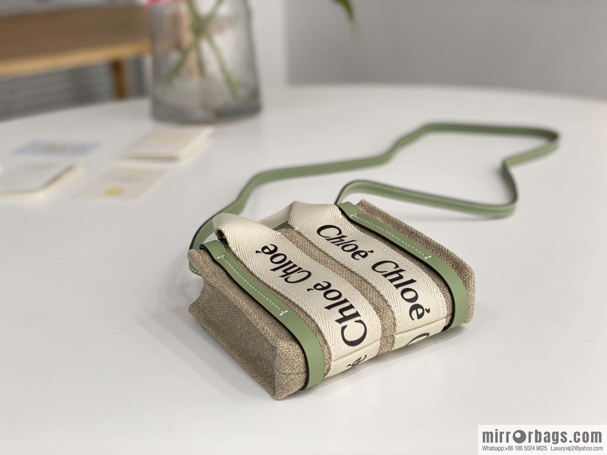 Chloe Nano - Super mini bag 14CM avocado green