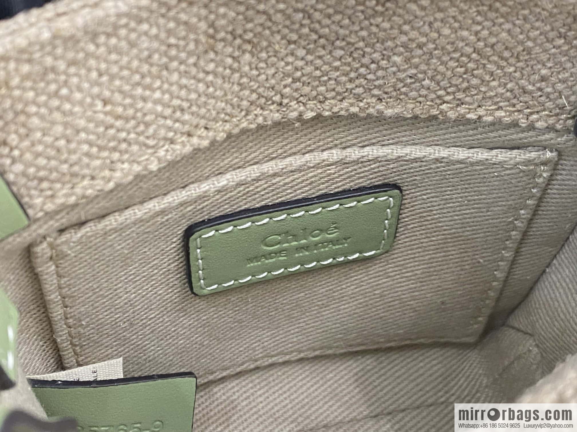 Chloe Nano - Super mini bag 14CM avocado green