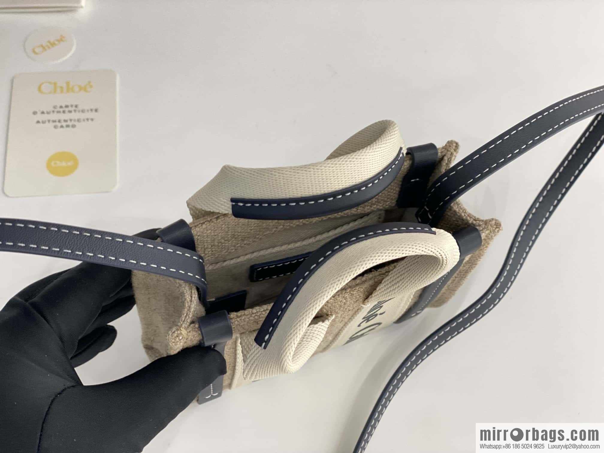 Chloe Nano - Super mini bag 14CM midnight blue