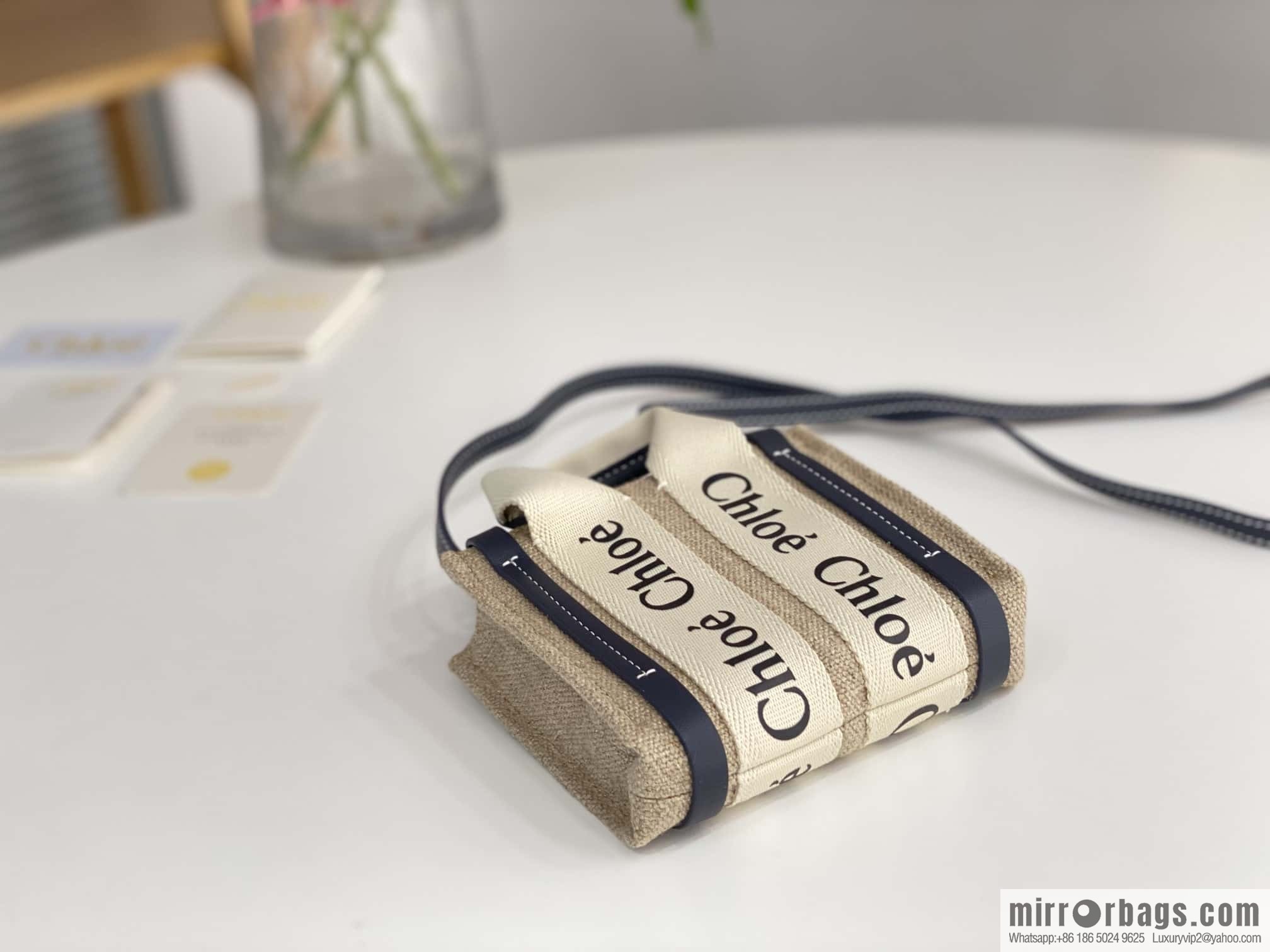 Chloe Nano - Super mini bag 14CM midnight blue