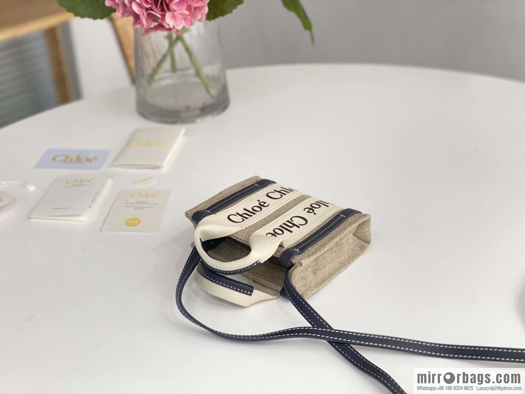 Chloe Nano - Super mini bag 14CM midnight blue