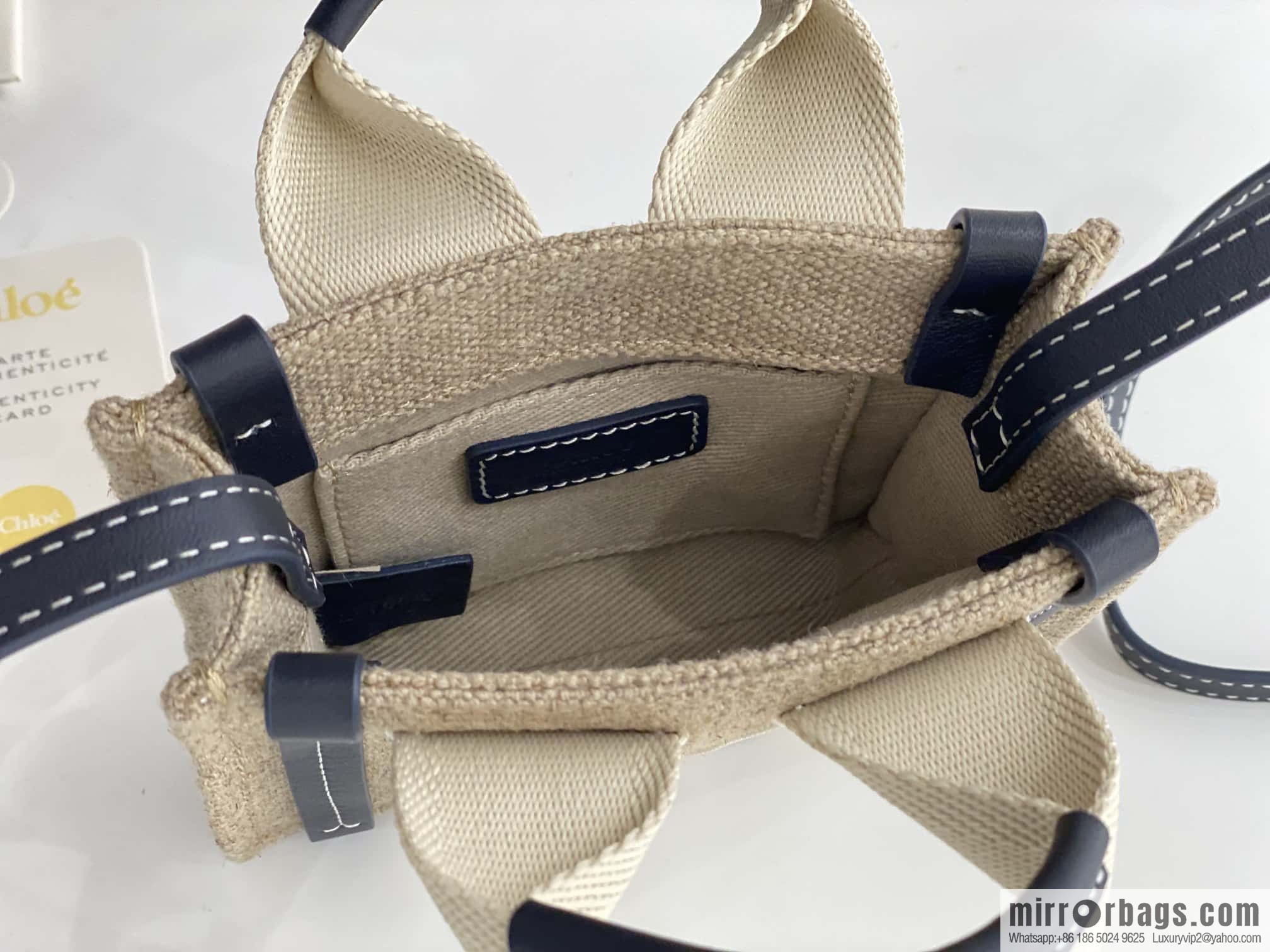 Chloe Nano - Super mini bag 14CM midnight blue