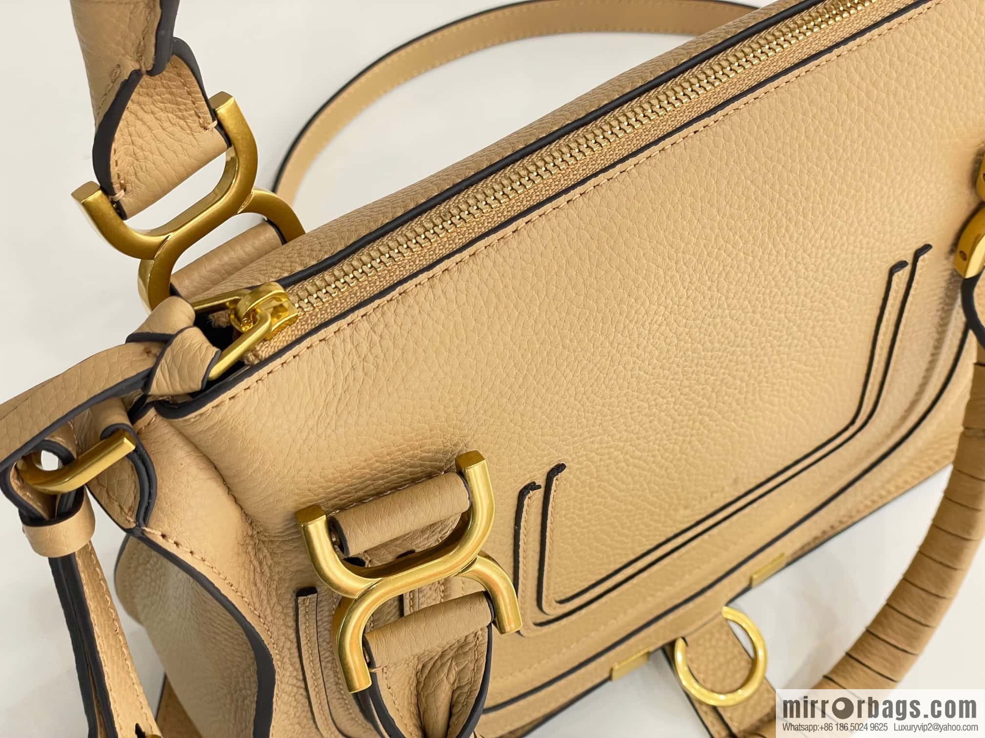 CHLOE marcie medium, milk tea color