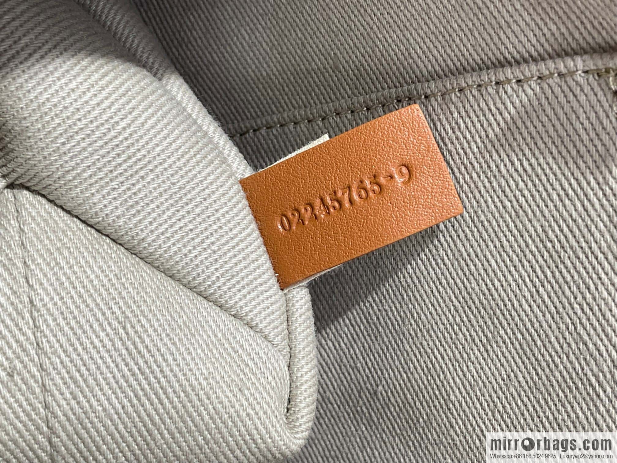 Chloe Woody Linen with Pitot Bag, Orange Large 45CM