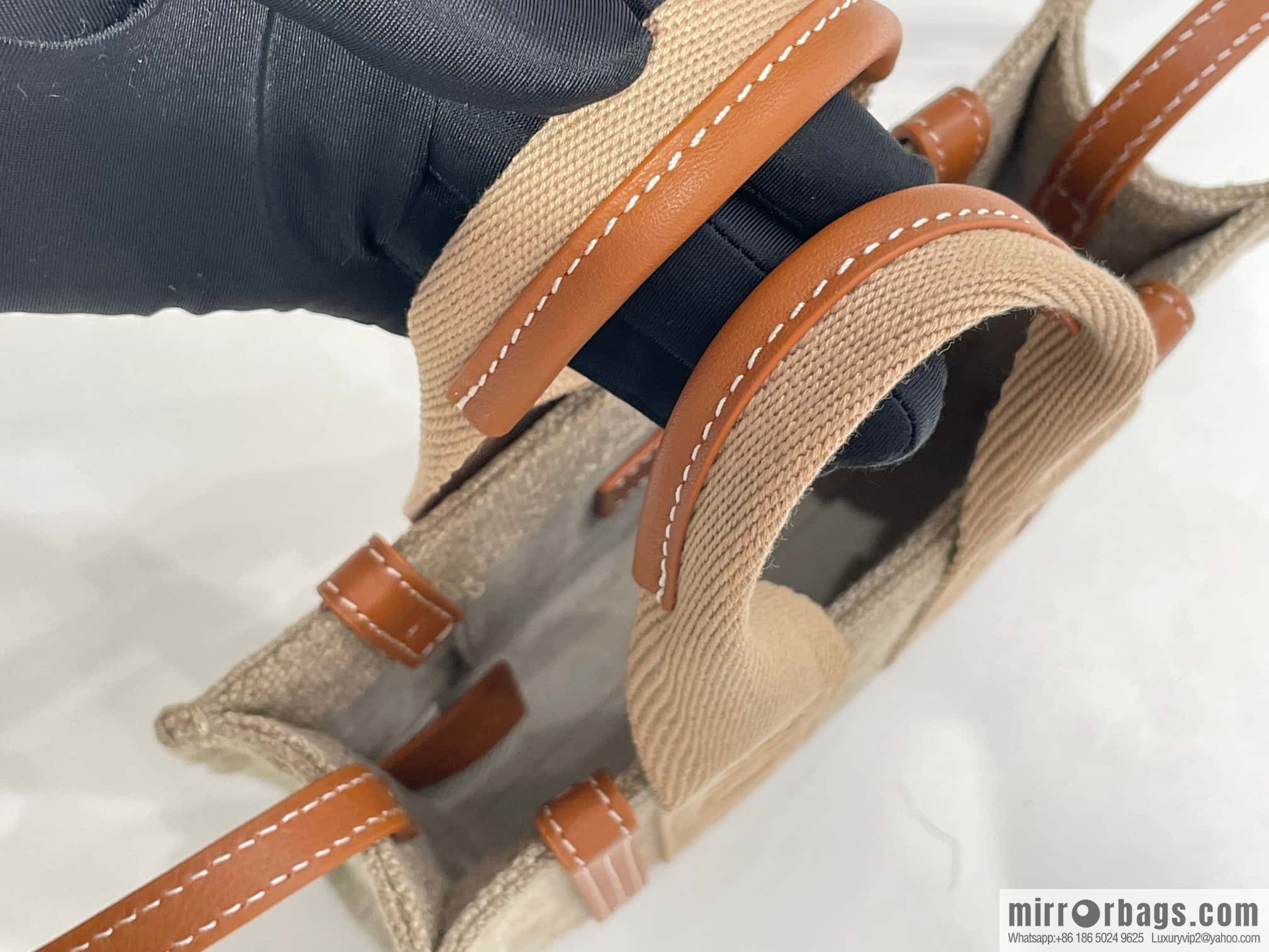 Chloe Woody Linen with Pitot Bag, Orange Mini20CM